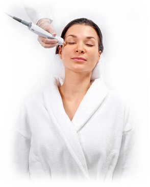 Lady enjoying TempSure Envi laser treatment